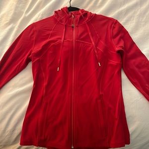 Lululemon Hooded Define Jacket, Red, Size 8